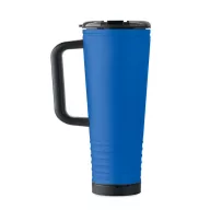   Cana de voiaj, Everestus, 2610E18474, 700 ml, Ø10x25 cm, Otel inoxidabil, Albastru regal