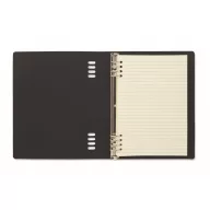   Agenda cu spirala, Everestus, 2610E18710, A5, Dictando, 18.5x22.8 cm, Poliuretan, Negru