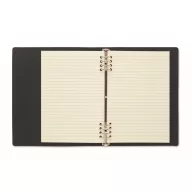   Agenda cu spirala, Everestus, 2610E18710, A5, Dictando, 18.5x22.8 cm, Poliuretan, Negru