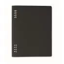 Agenda cu spirala, Everestus, 2610E18710, A5, Dictando, 18.5x22.8 cm, Poliuretan, Negru