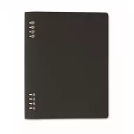   Agenda cu spirala, Everestus, 2610E18710, A5, Dictando, 18.5x22.8 cm, Poliuretan, Negru