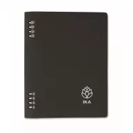   Agenda cu spirala, Everestus, 2610E18710, A5, Dictando, 18.5x22.8 cm, Poliuretan, Negru
