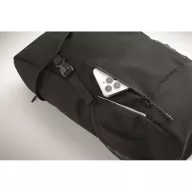   Rucsac sport casual 15L, Everestus, 2610E19202, 23x17.5x41 cm, rPET, Negru