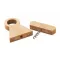 Suport sticla cu desfacator, Everestus, 2610E17955, 9.5x13.5x1.8 cm, Bambus, Natur