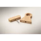 Suport sticla cu desfacator, Everestus, 2610E17955, 9.5x13.5x1.8 cm, Bambus, Natur