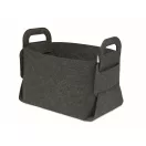 Cos pliabil, Everestus, 2610E17287, 40x25.5x27.5 cm, rPET, Gri piatra