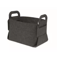   Cos pliabil, Everestus, 2610E17287, 40x25.5x27.5 cm, rPET, Gri piatra