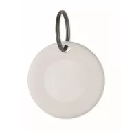   Breloc cu localizare, Everestus, 2610E18120, 3.7x3.7x0.9 cm, Policarbonat, Alb