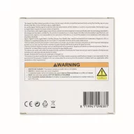   Breloc cu localizare, Everestus, 2610E18120, 3.7x3.7x0.9 cm, Policarbonat, Alb