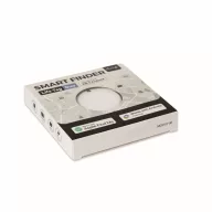   Breloc cu localizare, Everestus, 2610E18120, 3.7x3.7x0.9 cm, Policarbonat, Alb