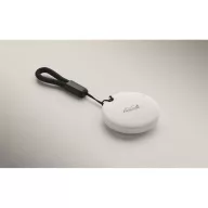   Breloc cu localizare, Everestus, 2610E18120, 3.7x3.7x0.9 cm, Policarbonat, Alb