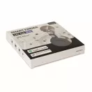 Breloc cu localizare, Everestus, 2610E18123, 3.7x3.7x0.9 cm, Policarbonat, Negru