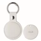 Breloc cu localizare, Everestus, 2610E18121, 3.7x3.7x0.9 cm, Policarbonat, Alb