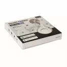 Breloc cu localizare, Everestus, 2610E18121, 3.7x3.7x0.9 cm, Policarbonat, Alb