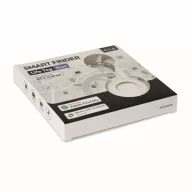   Breloc cu localizare, Everestus, 2610E18121, 3.7x3.7x0.9 cm, Policarbonat, Alb