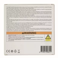   Breloc cu localizare, Everestus, 2610E18121, 3.7x3.7x0.9 cm, Policarbonat, Alb