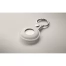 Breloc cu localizare, Everestus, 2610E18121, 3.7x3.7x0.9 cm, Policarbonat, Alb