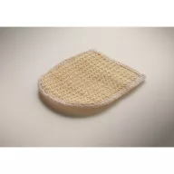   Set cadou pentru baie, Everestus, 2610E18538, 12.5x13x11.8 cm, Lemn, Poliester, Natur