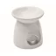 Set arzator aroma de vanilie, Everestus, 2610E17947, 8.3x9.2 cm, Ceramica, Alb