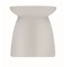 Set arzator aroma de vanilie, Everestus, 2610E17947, 8.3x9.2 cm, Ceramica, Alb