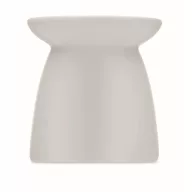   Set arzator aroma de vanilie, Everestus, 2610E17947, 8.3x9.2 cm, Ceramica, Alb