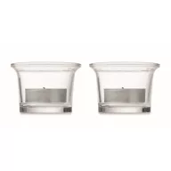   Suport lumanare, Everestus, 2610E17558, 19x7.8x2.5 cm, Lemn, Natur