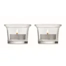Suport lumanare, Everestus, 2610E17558, 19x7.8x2.5 cm, Lemn, Natur