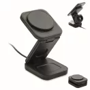 Incarcator wireless, Everestus, 2610E18914, 15 W, 69x79x34 mm, ABS, Negru