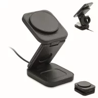   Incarcator wireless, Everestus, 2610E18914, 15 W, 69x79x34 mm, ABS, Negru