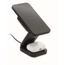 Incarcator wireless, Everestus, 2610E18914, 15 W, 69x79x34 mm, ABS, Negru