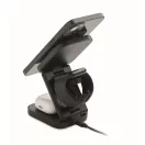 Incarcator wireless, Everestus, 2610E18914, 15 W, 69x79x34 mm, ABS, Negru