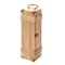 Cutie sticla vin, Everestus, 2610E17952, 11.5x 10.5x35 cm, Lemn, Natur
