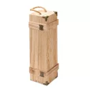 Cutie sticla vin, Everestus, 2610E17952, 11.5x 10.5x35 cm, Lemn, Natur