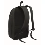   Rucsac laptop, Everestus, 2610E17509, 15 inch, 30x17.5x46 cm, rPET, Negru