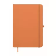   Agenda cu elastic, Everestus, 2610E18705, A5, Dictando, 21x14.5x1.9 cm, Hartie, Portocaliu