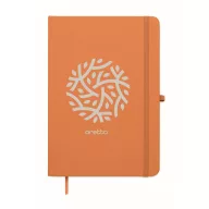   Agenda cu elastic, Everestus, 2610E18705, A5, Dictando, 21x14.5x1.9 cm, Hartie, Portocaliu