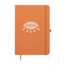 Agenda cu elastic, Everestus, 2610E18705, A5, Dictando, 21x14.5x1.9 cm, Hartie, Portocaliu