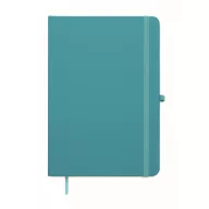   Agenda cu elastic, Everestus, 2610E18708, A5, Dictando, 21x14.5x1.9 cm, Hartie, Albastru Turcoaz