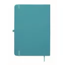 Agenda cu elastic, Everestus, 2610E18708, A5, Dictando, 21x14.5x1.9 cm, Hartie, Albastru Turcoaz