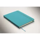 Agenda cu elastic, Everestus, 2610E18708, A5, Dictando, 21x14.5x1.9 cm, Hartie, Albastru Turcoaz