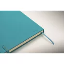 Agenda cu elastic, Everestus, 2610E18708, A5, Dictando, 21x14.5x1.9 cm, Hartie, Albastru Turcoaz