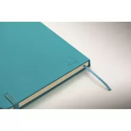   Agenda cu elastic, Everestus, 2610E18708, A5, Dictando, 21x14.5x1.9 cm, Hartie, Albastru Turcoaz