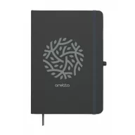   Agenda cu elastic, Everestus, 2610E18699, A5, Dictando, 21x14.5x1.9 cm, Hartie, Albastru marin francez