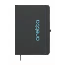 Agenda cu elastic, Everestus, 2610E18699, A5, Dictando, 21x14.5x1.9 cm, Hartie, Albastru marin francez
