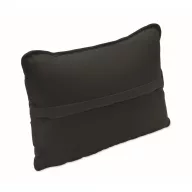   Perna ergonomica pentru sustinerea spatelui, Everestus, 2610E18255, 38x25x12 cm, Microfibra, Negru