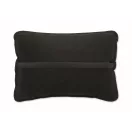 Perna ergonomica pentru sustinerea spatelui, Everestus, 2610E18255, 38x25x12 cm, Microfibra, Negru