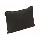 Perna ergonomica pentru sustinerea spatelui, Everestus, 2610E18255, 38x25x12 cm, Microfibra, Negru