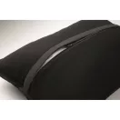 Perna ergonomica pentru sustinerea spatelui, Everestus, 2610E18255, 38x25x12 cm, Microfibra, Negru