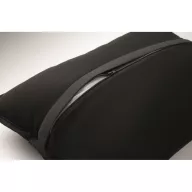  Perna ergonomica pentru sustinerea spatelui, Everestus, 2610E18255, 38x25x12 cm, Microfibra, Negru