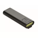 Lanterna COB cu set surubelnite, Everestus, 2610E18564, 10.6x3.3x1.85 cm, Aluminiu, Negru